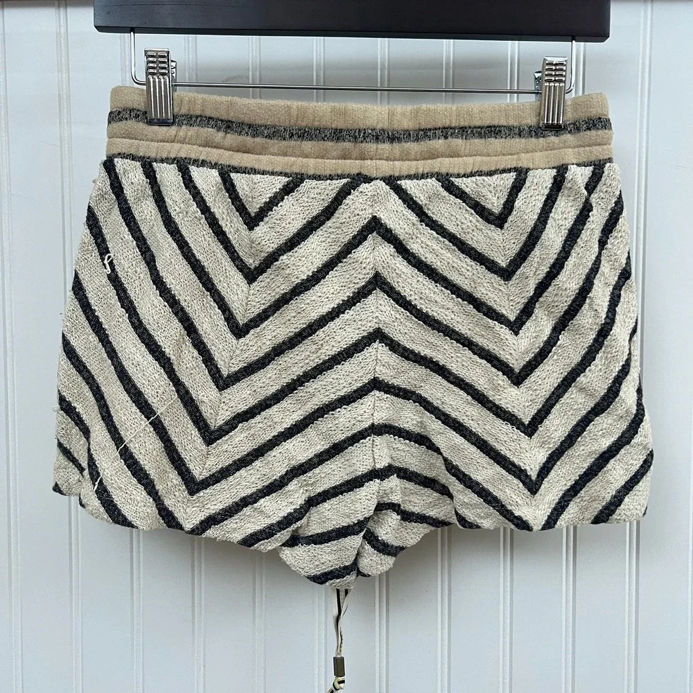 Anthropologie Saturday/Sunday Chevron Granola Girl Terry Cloth Lounge Shorts XS - Picture 2 of 7